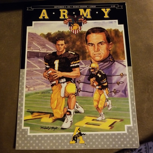 Army vs Lehigh Football Program 9/9/95 - Picture 2 of 2